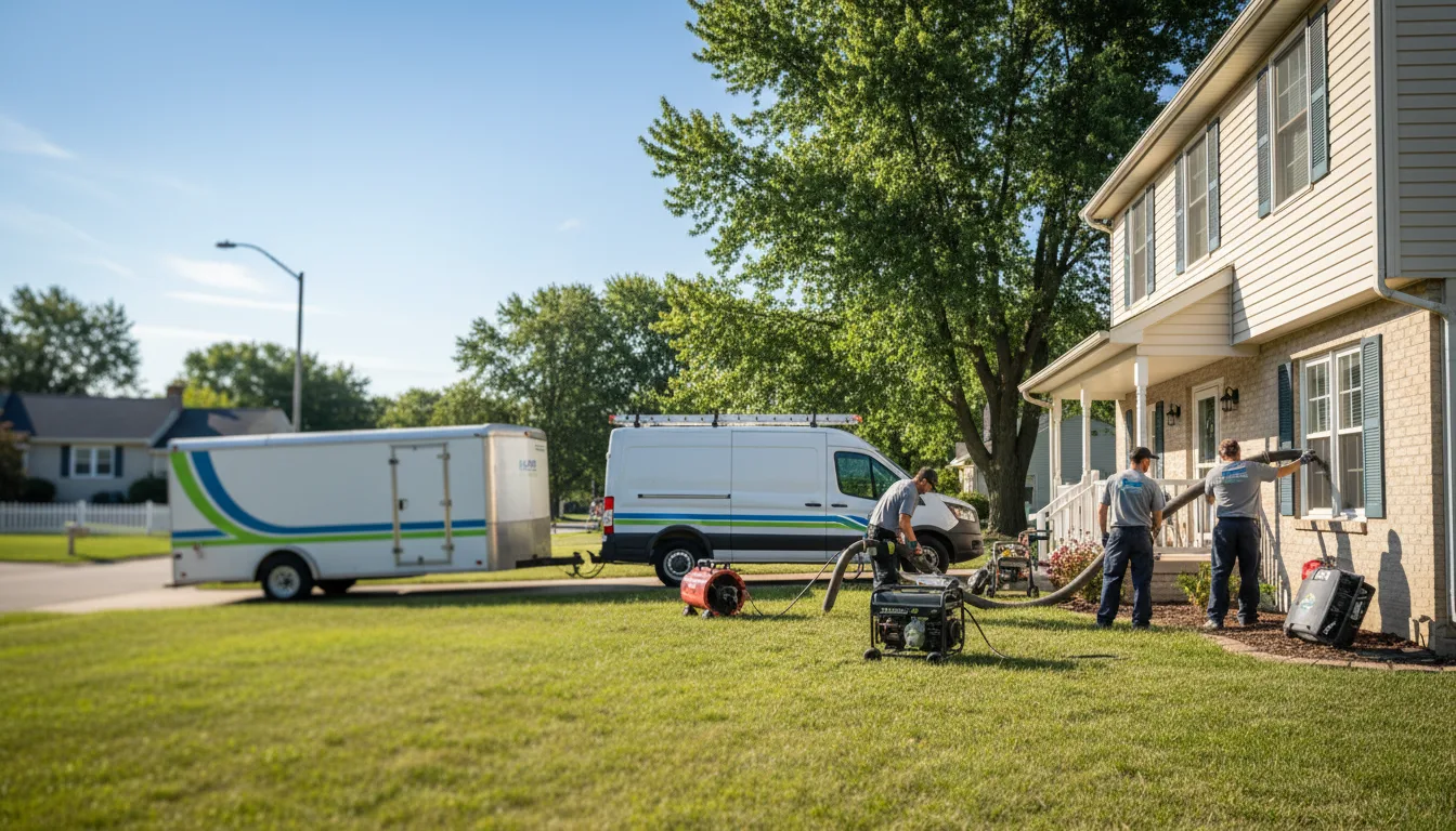 Flooded Basement Restoration And Cleanup With Repair in Newman, IL near me